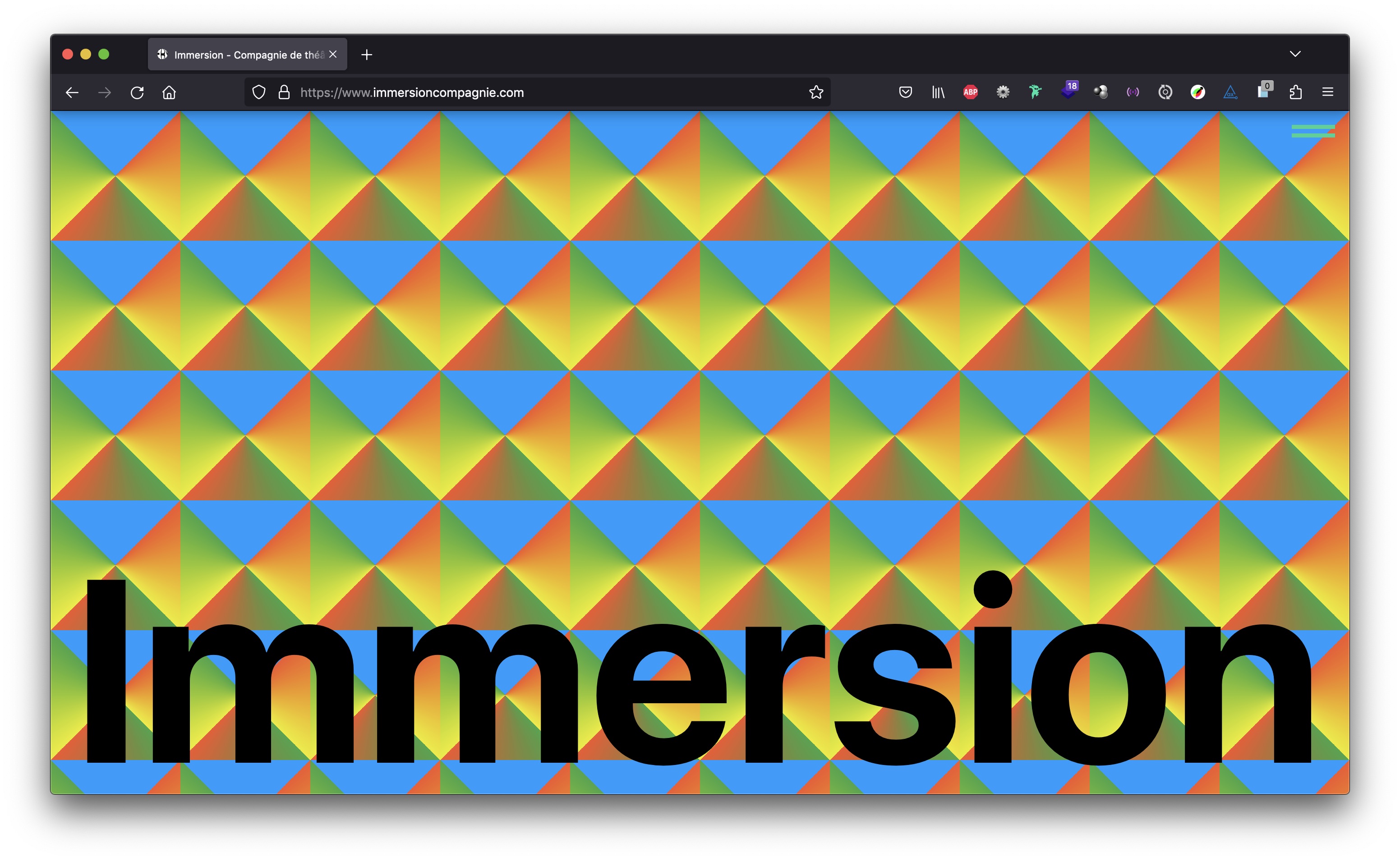 Immersion compagnie website