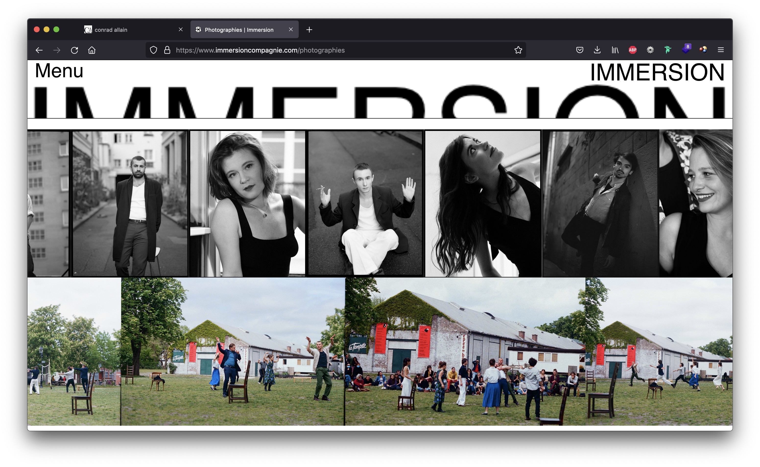 Immersion compagnie website